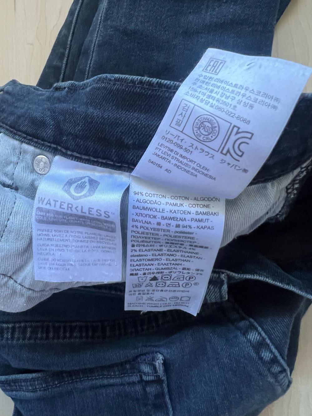 Levi's Indigo Slim Jeans - Picture 14 of 15